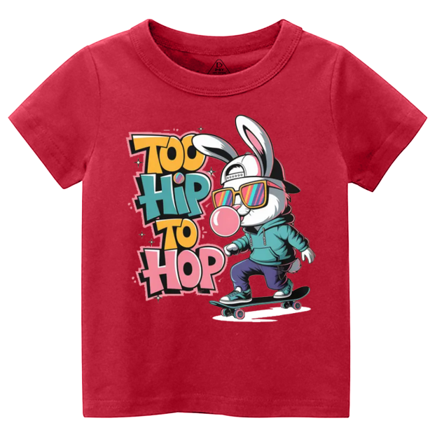 Skateboarding Bunny Toddler&Kid's Tees Beepumpkin