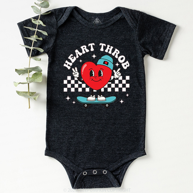 Heart Throb Valentine Bodysuit Beepumpkin