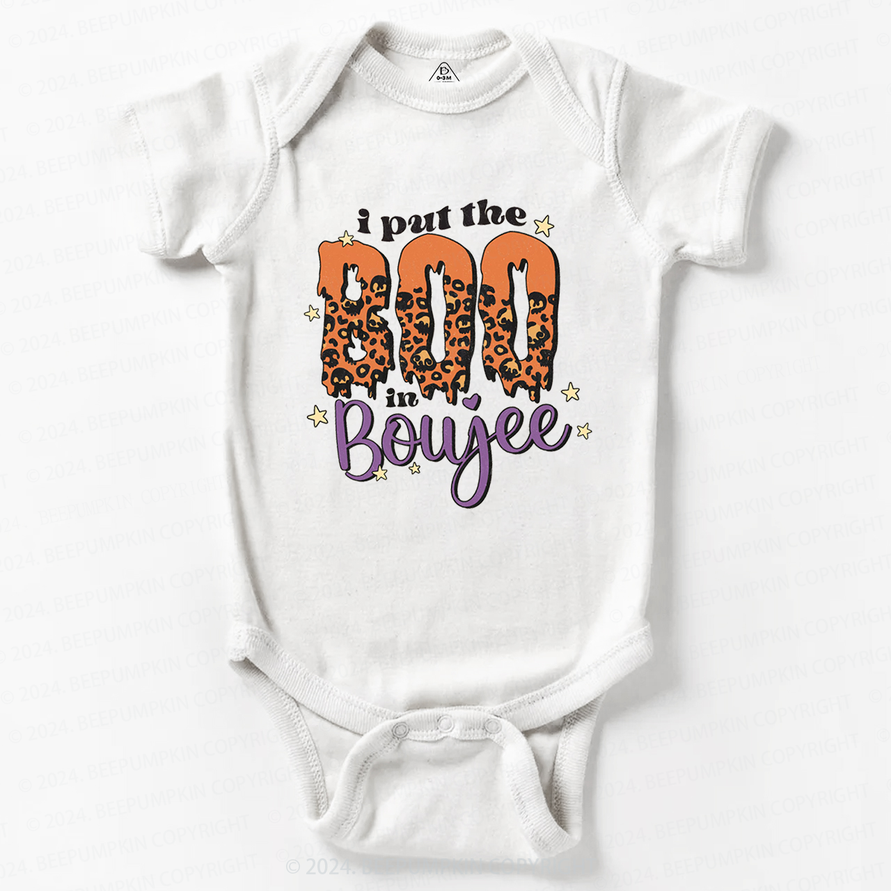 I Put The BOO In Boujee Halloween Tee Bodysuit For Baby