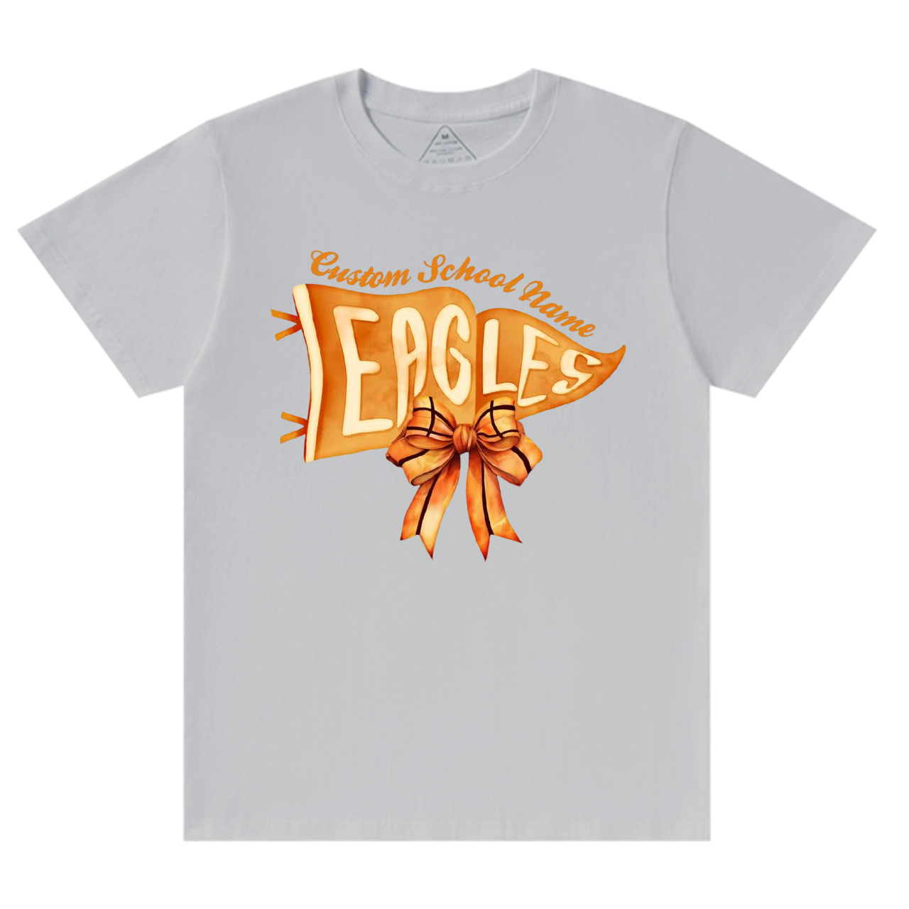 Personalized Mascot Watercolor Pennants Flag T-Shirts Beepumpkin