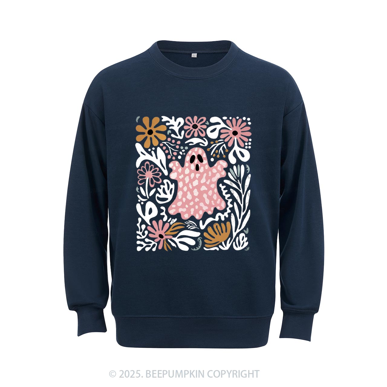 Halloween Boho Ghost Sweatshirt Beepumpkin