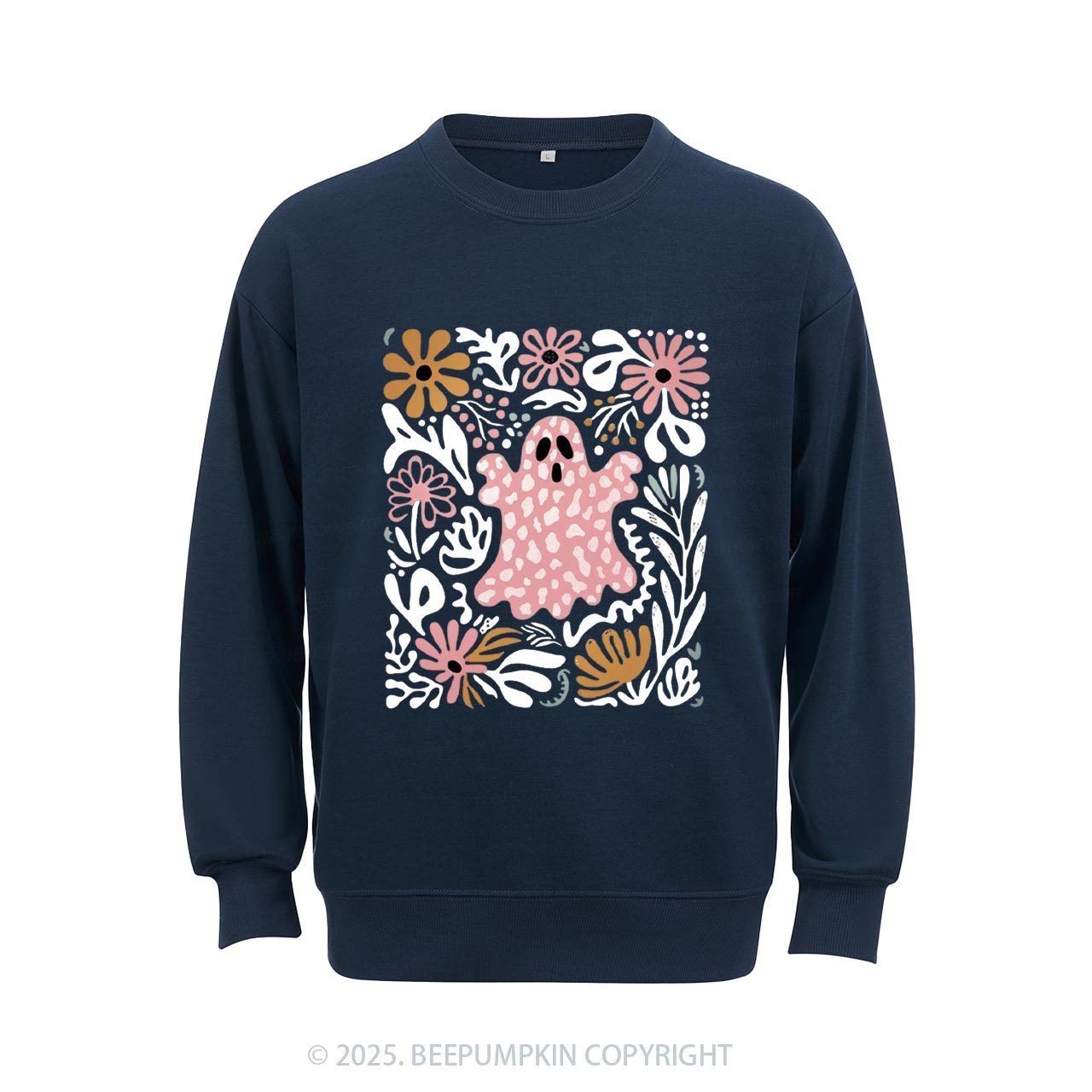 Halloween Boho Ghost Sweatshirt Beepumpkin