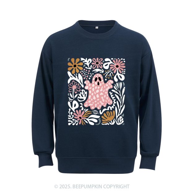 Halloween Boho Ghost Sweatshirt Beepumpkin