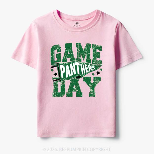 Personalized School Mascot Game Day Retro Toddler&Kid's Tees