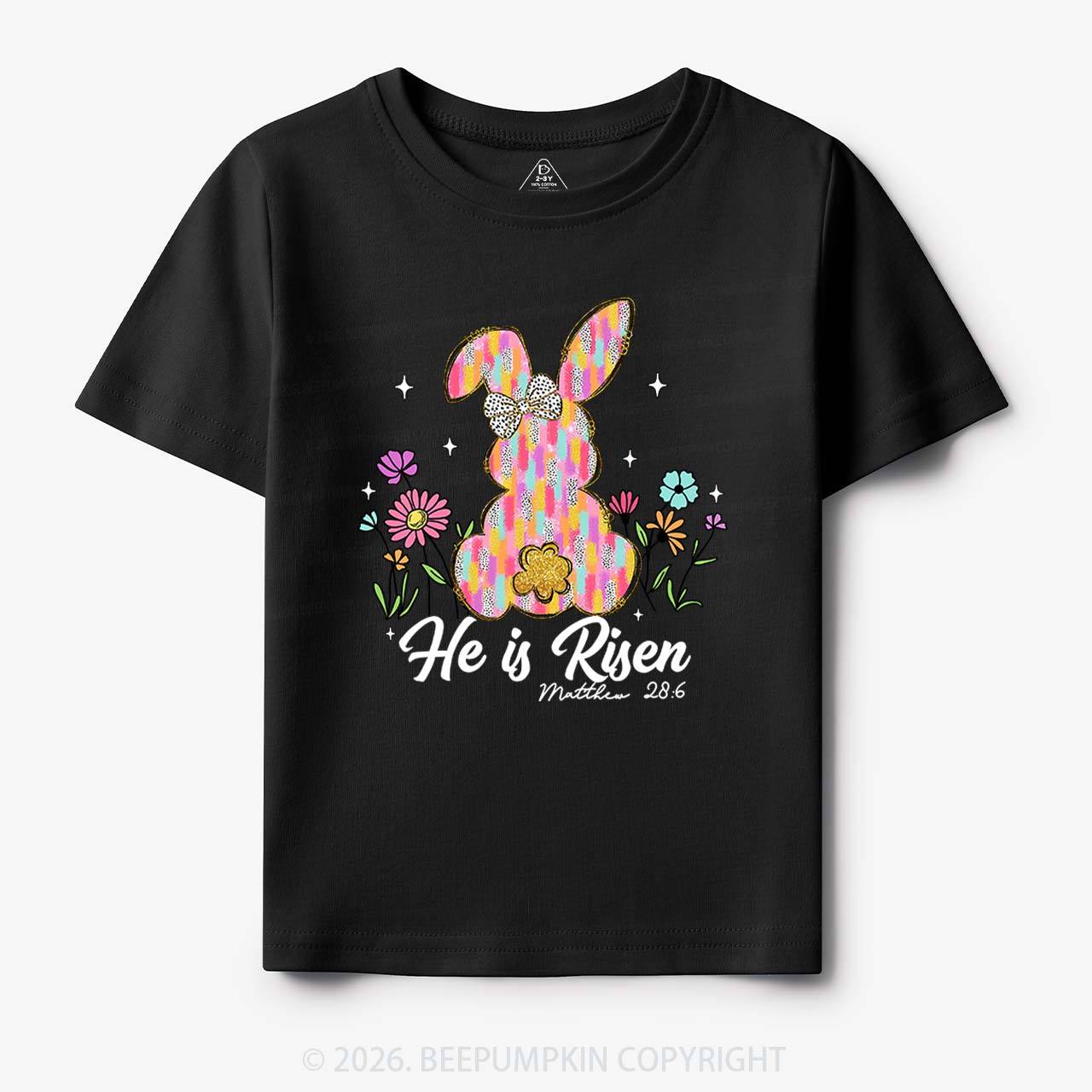 Risen In Bloom Faith & Flowers Toddler&Kids Tees