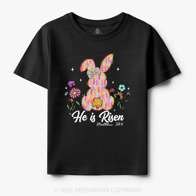 Risen In Bloom Faith & Flowers Toddler&Kids Tees