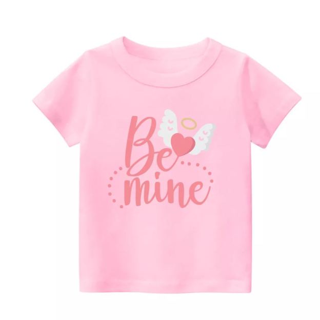 Love Angel Be Mine Valentine Kids Shirt