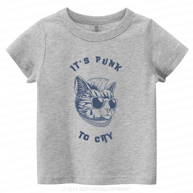 It's Punk To Cry Toddler&Kids Tees 8