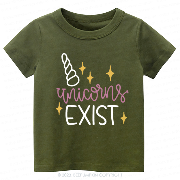 Unicorn Exist Squad Birthday Kids Shirt