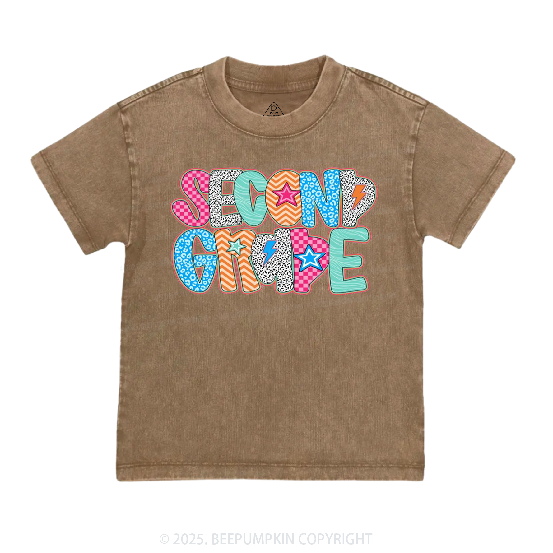 Personalized Spot Back To School Toddler&Kids Washed Tees