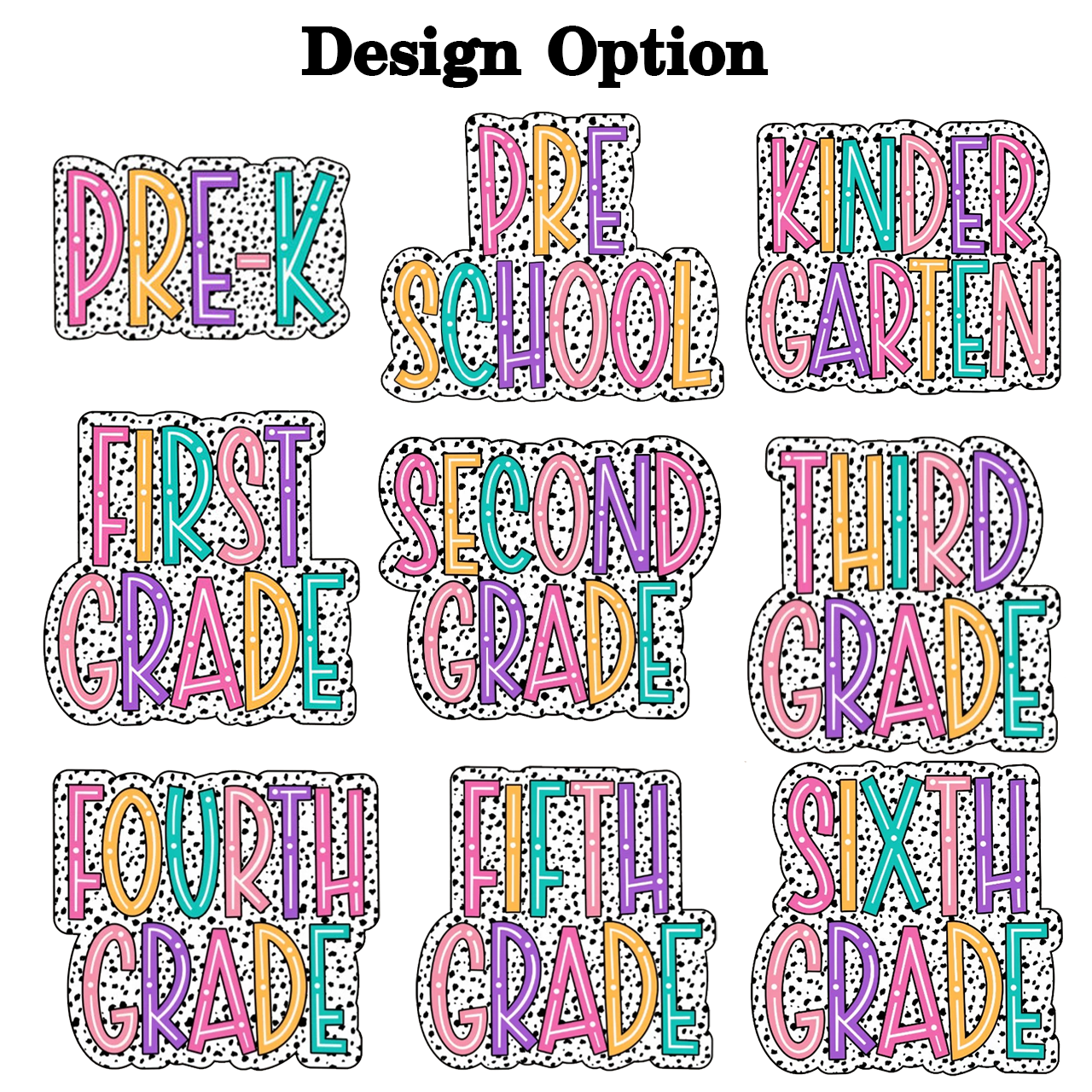 Personalized School Grade Toddler&Kids Washed Tees