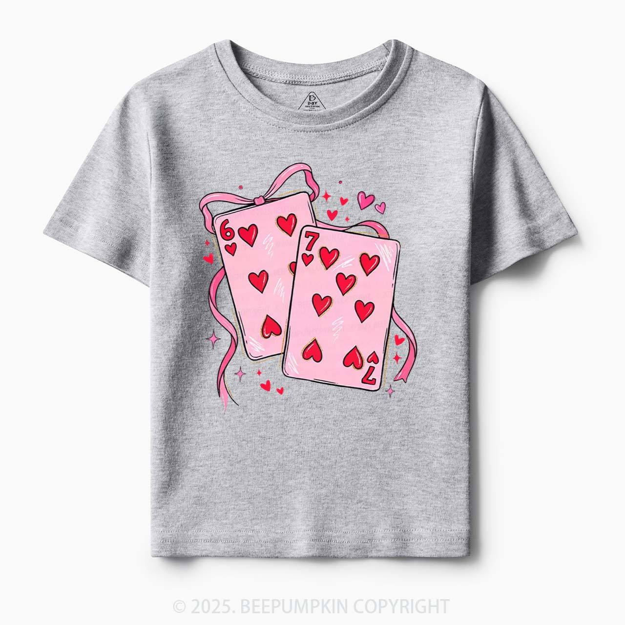 Playing Cards Valentine's Day 67 Toddler&Kid's Tees Beepumpkin