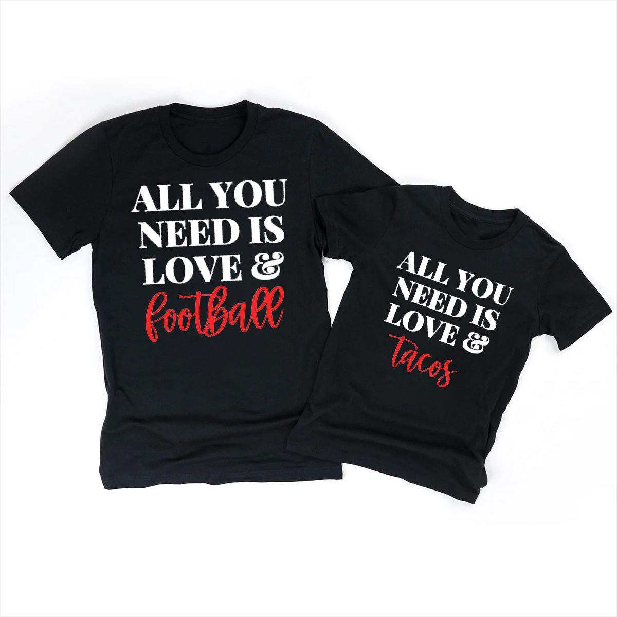 All You Need Is Love&... Family Matching Shirts