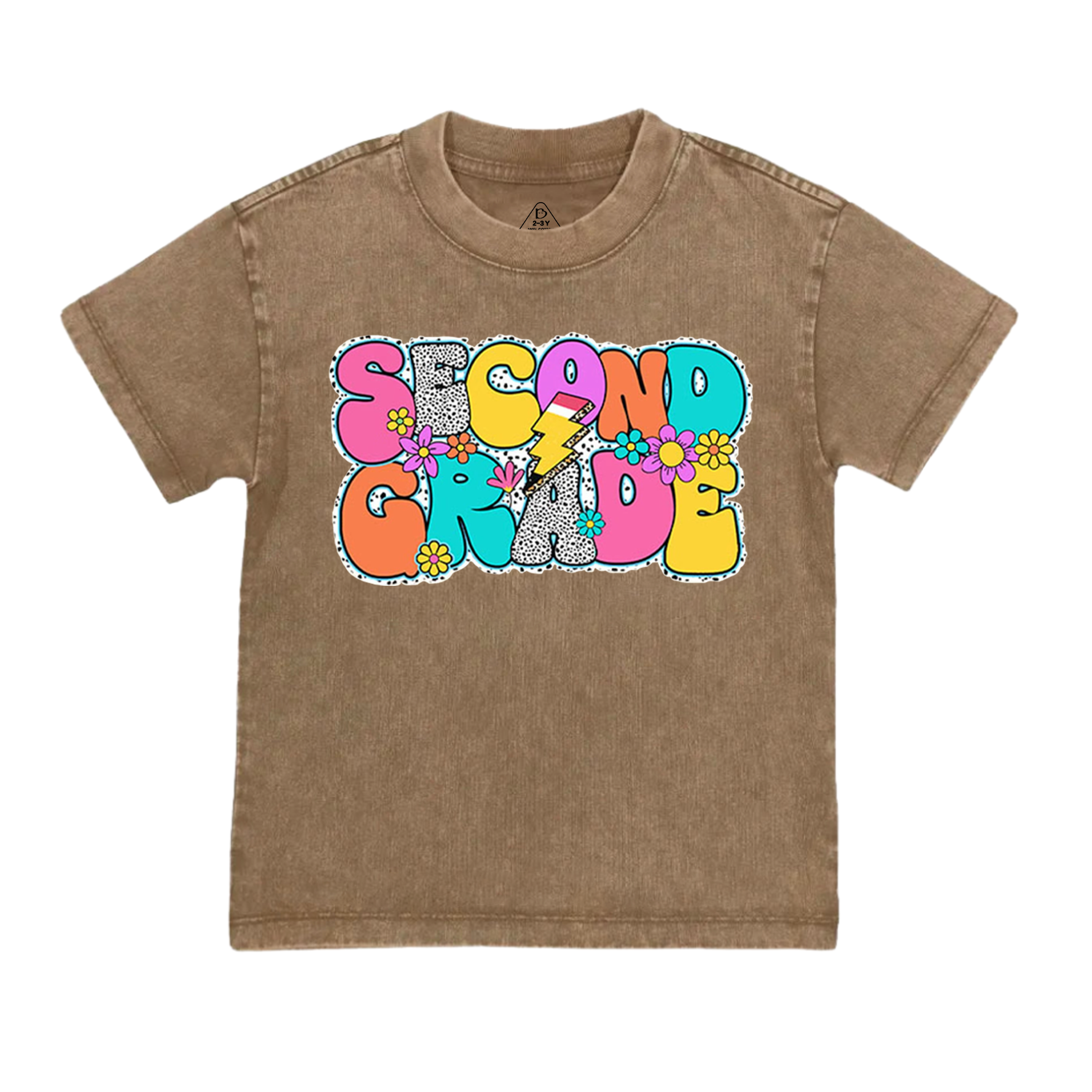 Personalized Retro Back To School Toddler&Kids Washed Tees