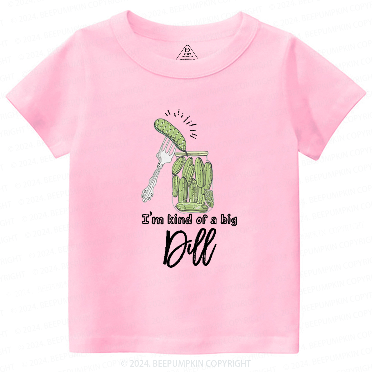 Funny Pickle Dill Toddler&Kids Tees 7