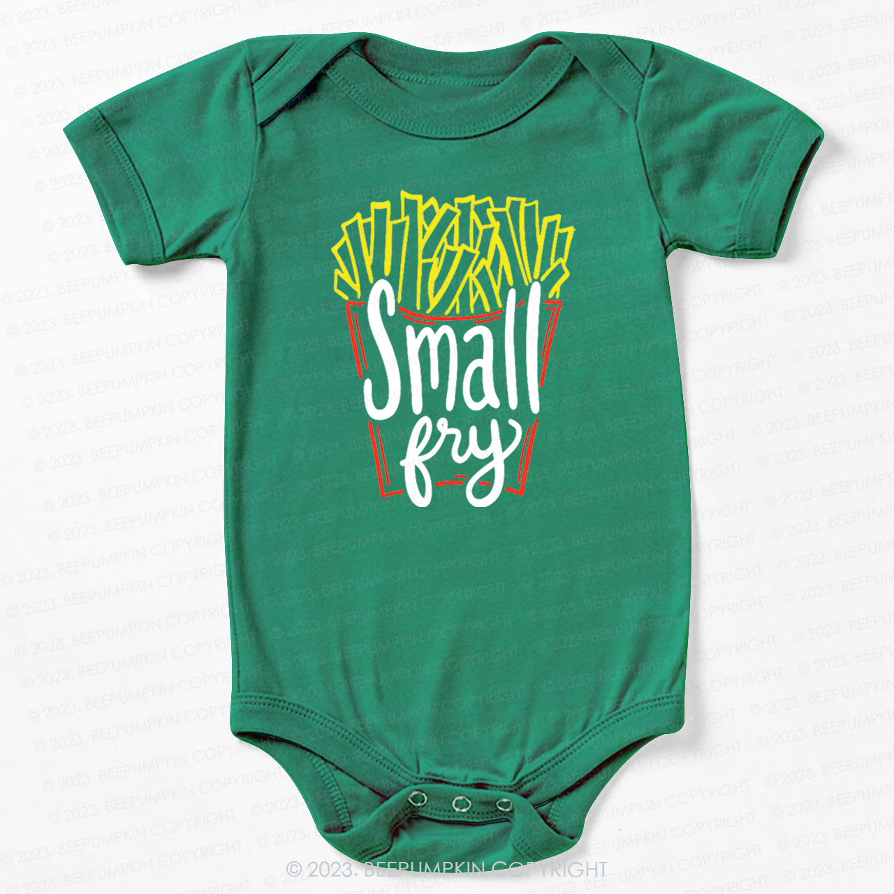 Cute "Small Fry" Fries Bodysuit For Baby