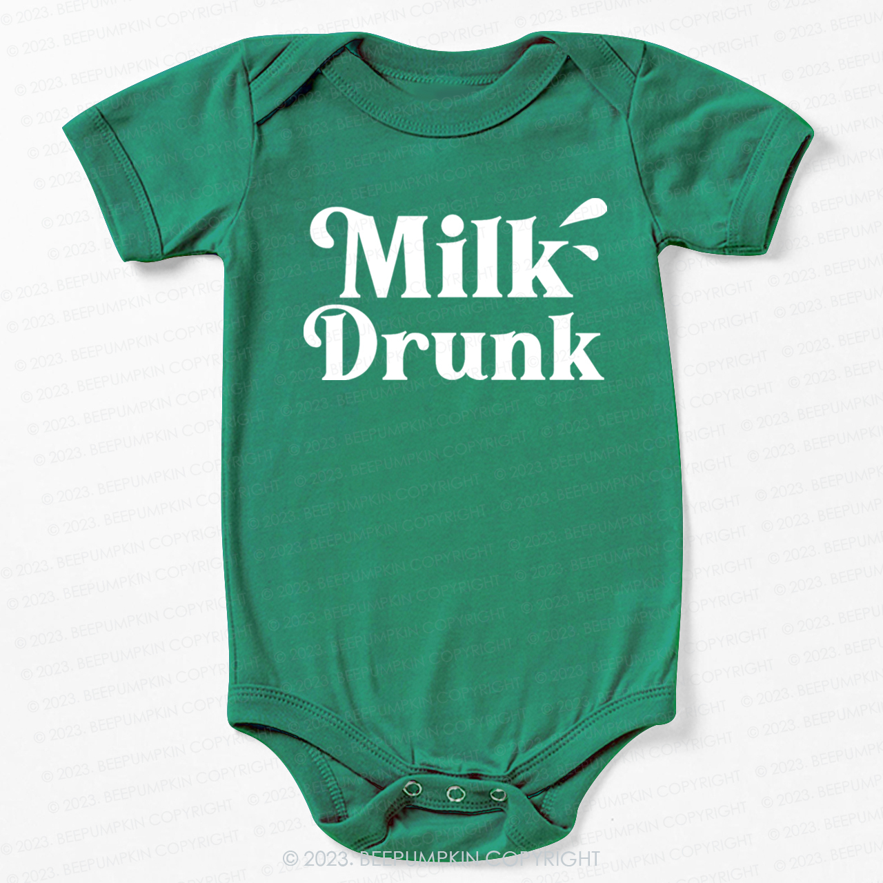Funny Milk Drunk Bodysuit For Baby