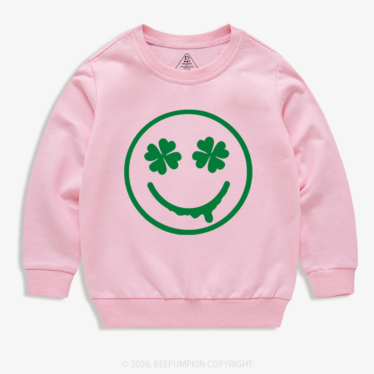 Happy Earth St.Patricks Day Kids Sweatshirt