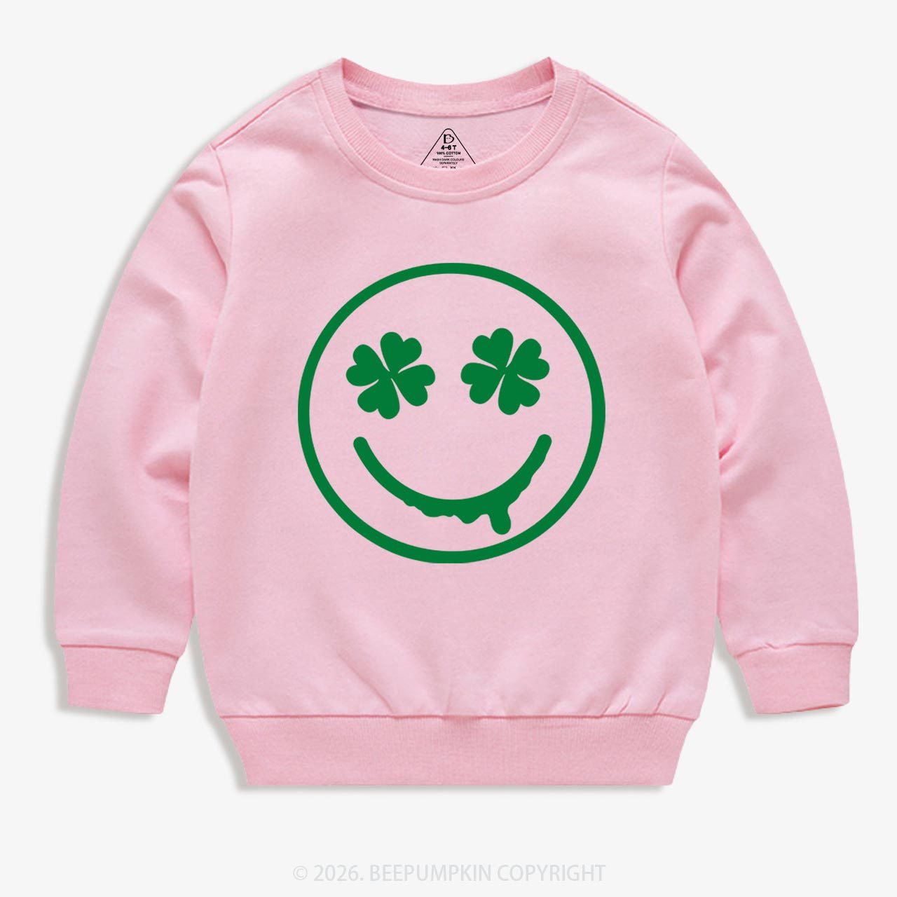 Happy Earth St.Patricks Day Kids Sweatshirt