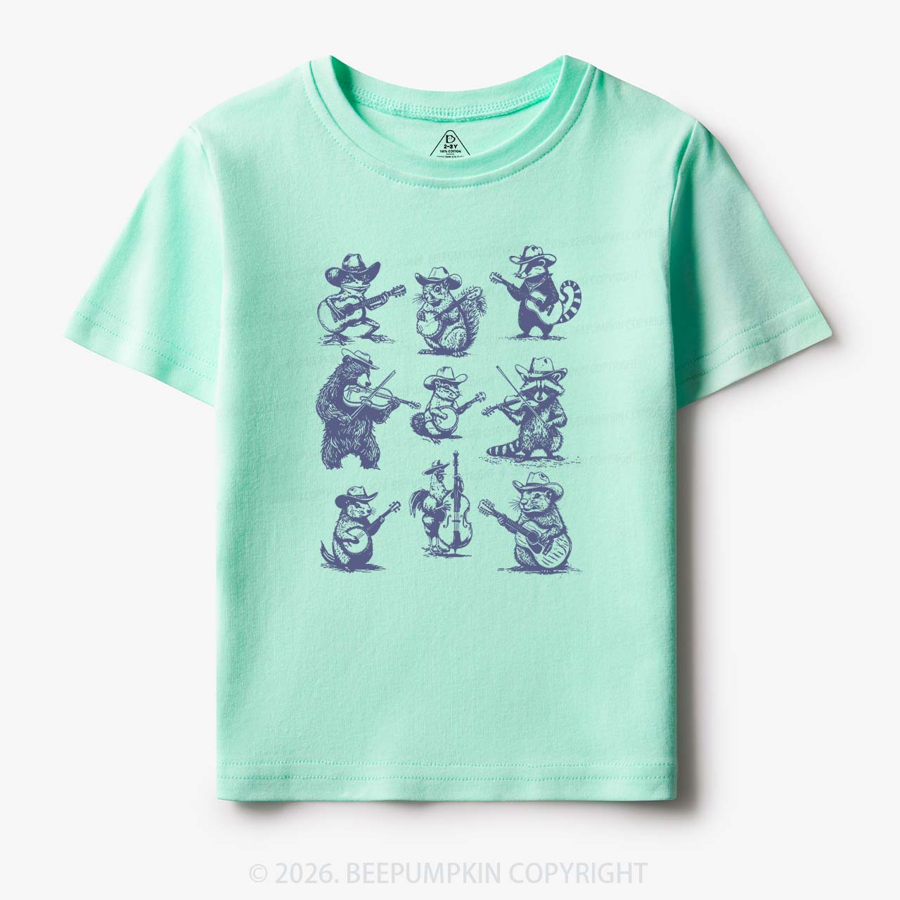 Animal Musicians Toddler&Kid's Tees