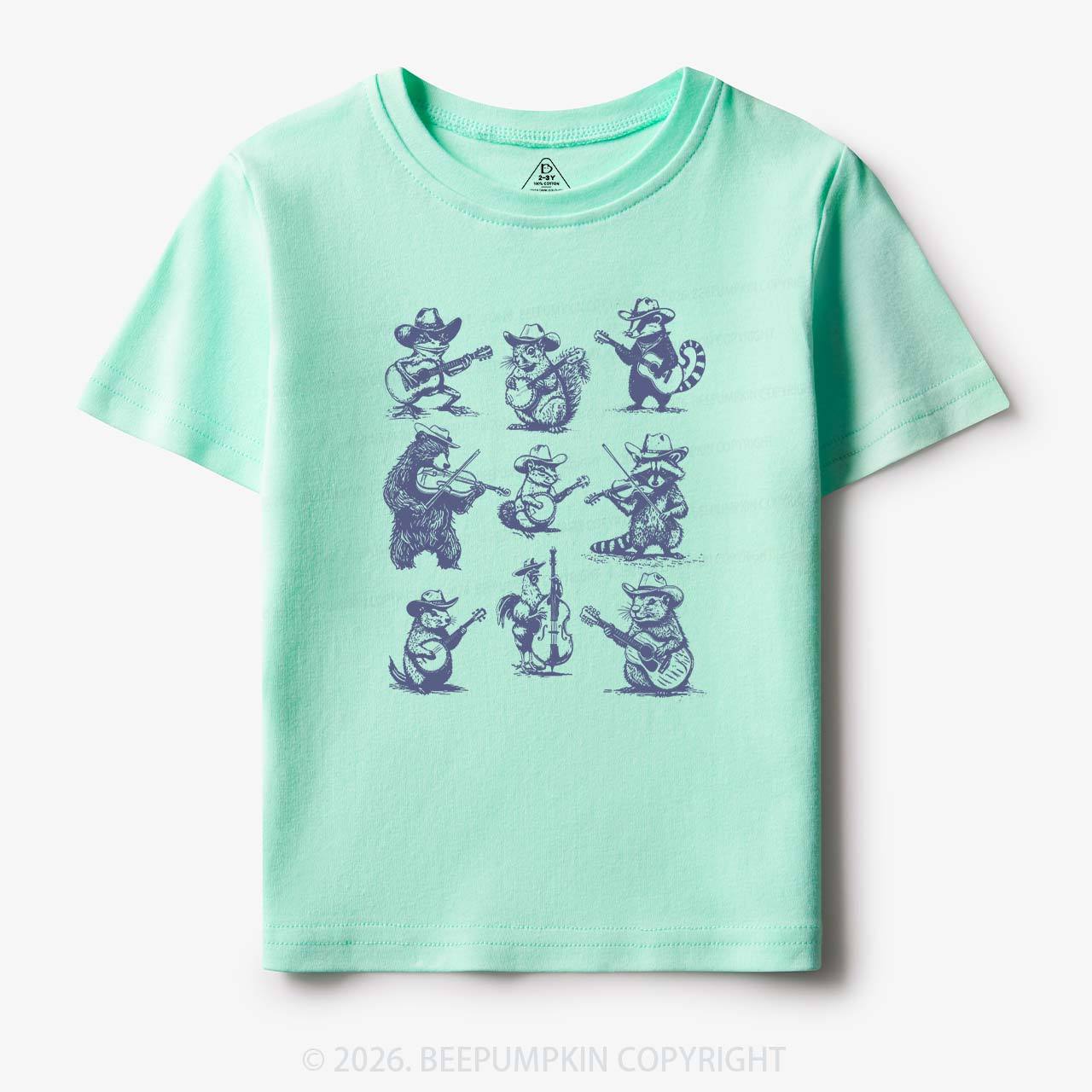 Animal Musicians Toddler&Kid's Tees