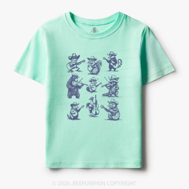 Animal Musicians Toddler&Kid's Tees