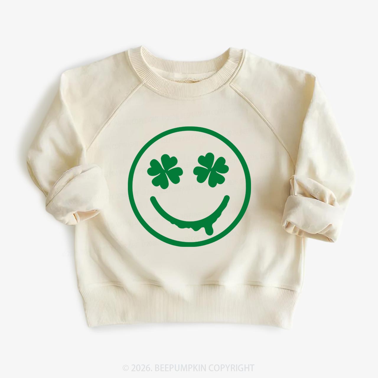 Happy Earth St.Patricks Day Kids Sweatshirt