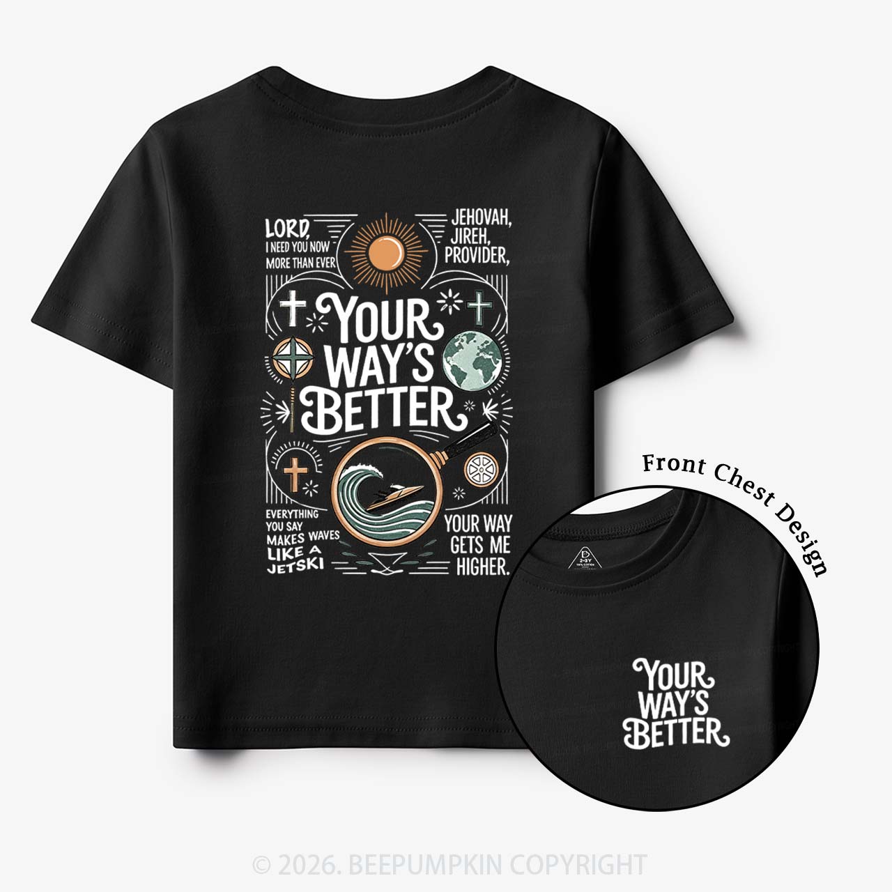 Your Way's Better Christian Toddler&Kid's Tees