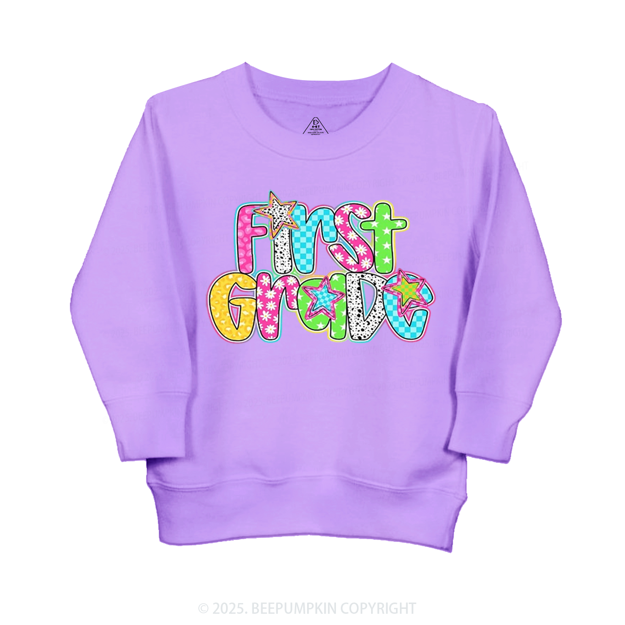 Personalized Grade Glow Up Kid's Sweatshirt