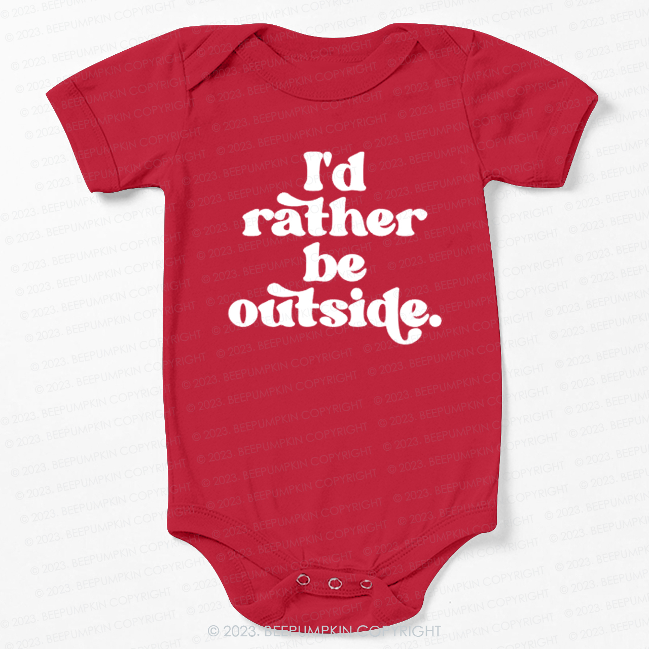 I'd Rather Be Outside Bodysuit For Baby