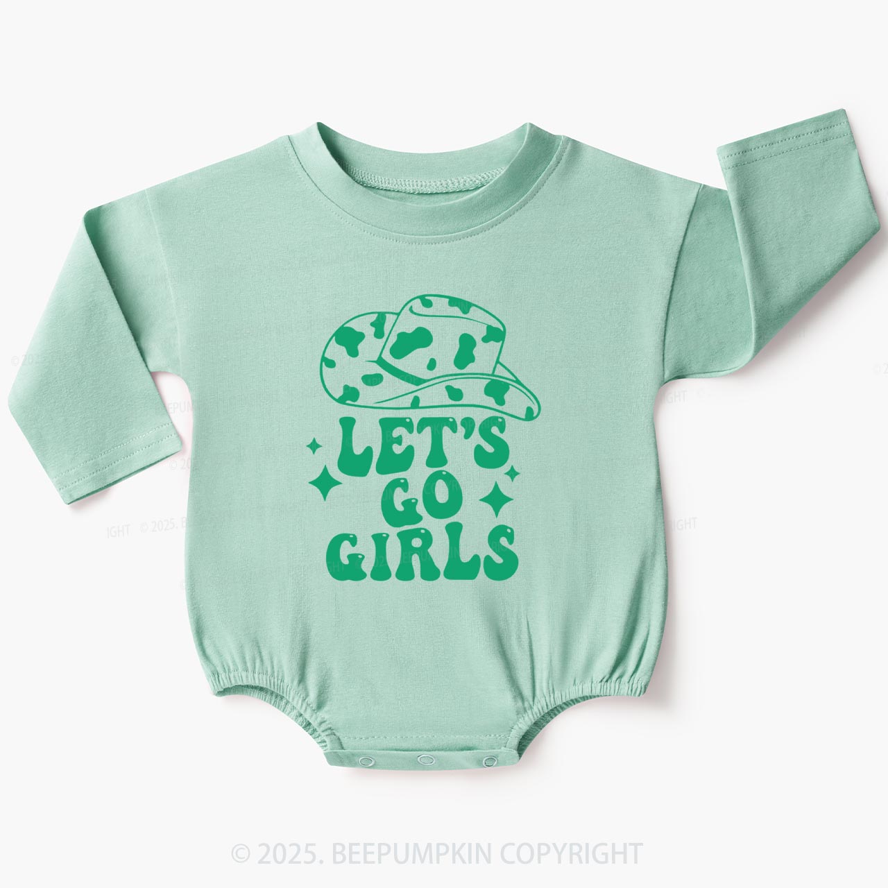Let's Go Girls Baby Bubble Romper Beepumpkin