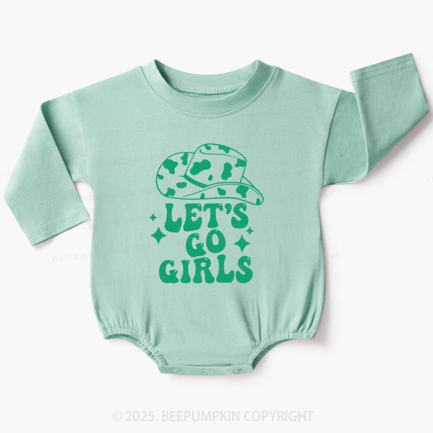 Let's Go Girls Baby Bubble Romper Beepumpkin