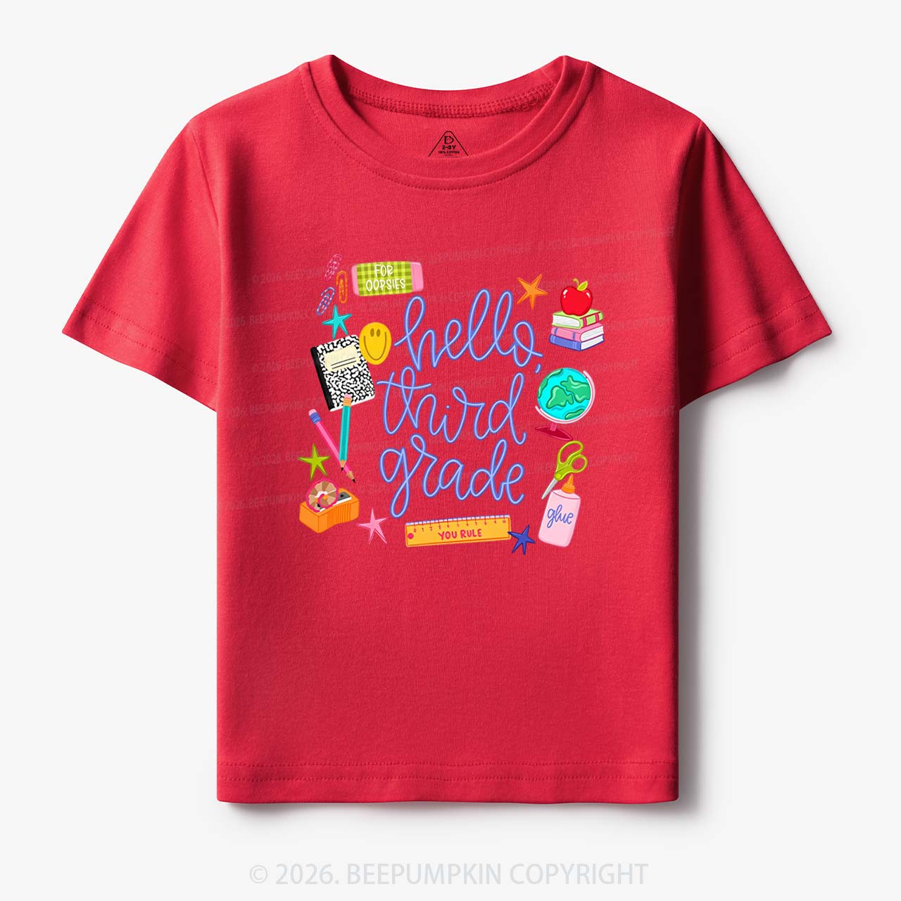 Personalized Cute Hello Grade Toddler&Kid's Tees