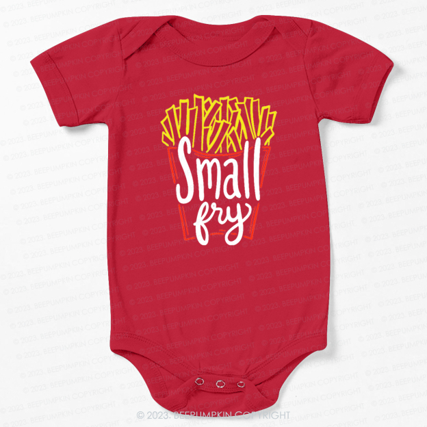 Cute "Small Fry" Fries Bodysuit For Baby