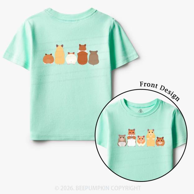 Cute Pet Hamsters Funny Toddler&Kid's Tees