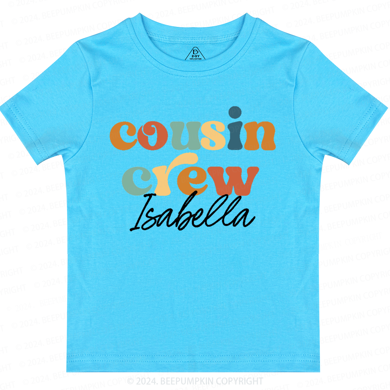 Personalized Cousin Crew Toddler&Kids Tees 