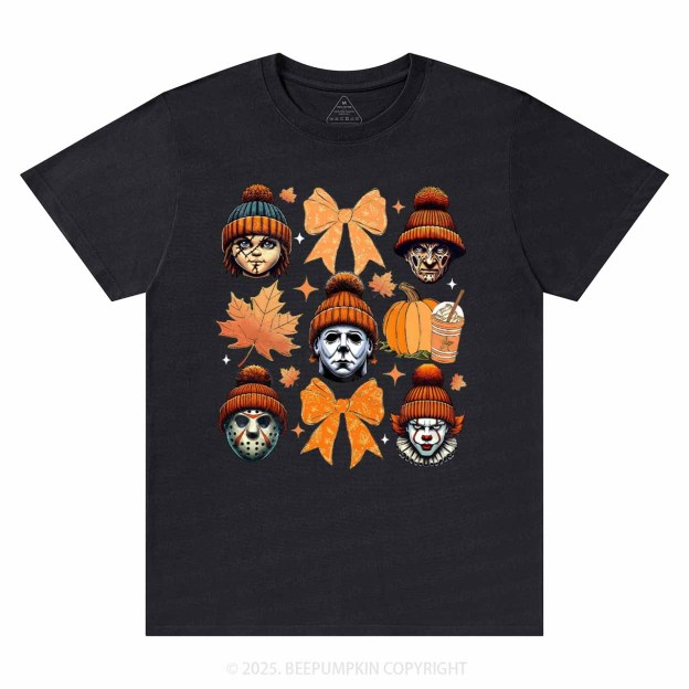 Fall Vibes Horror T-Shirts Beepumpkin 