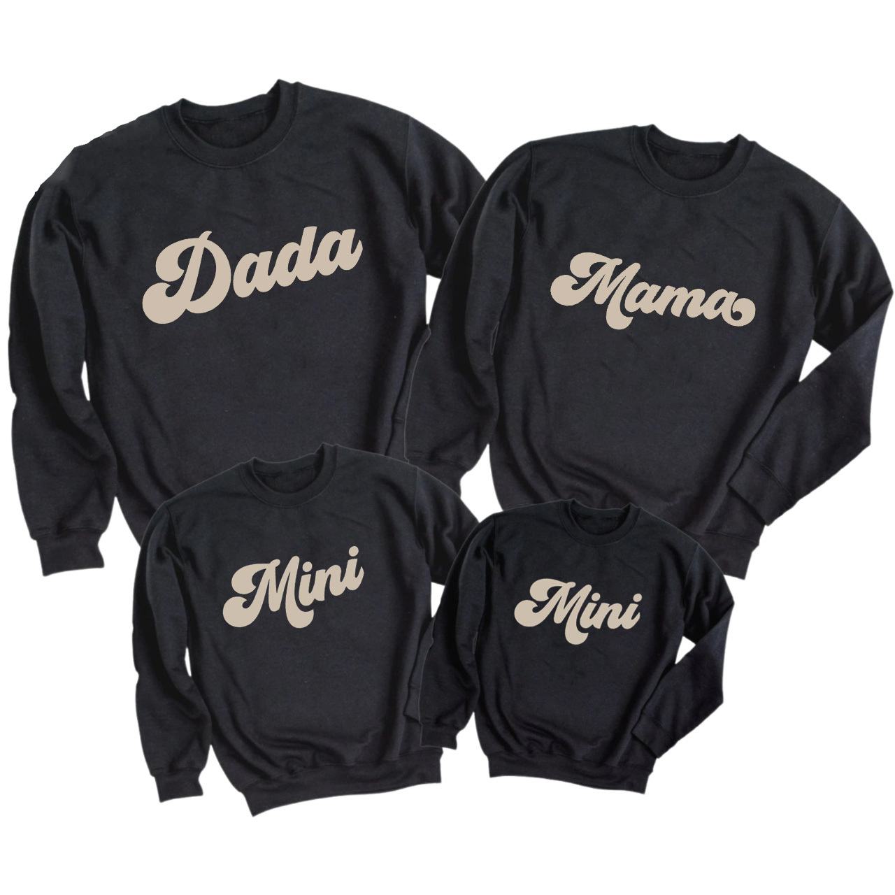 Personalized Retro Family Sweatshirts