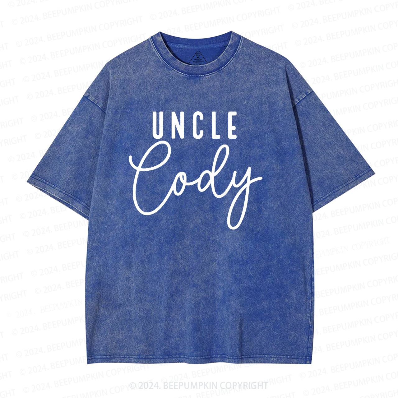  Personalized Uncle Name Washed T-Shirts 
