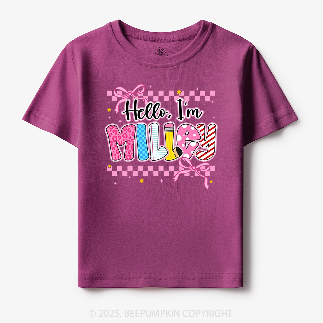 Personalized Sweet & Sassy Toddler&Kid's Tees Beepumpkin