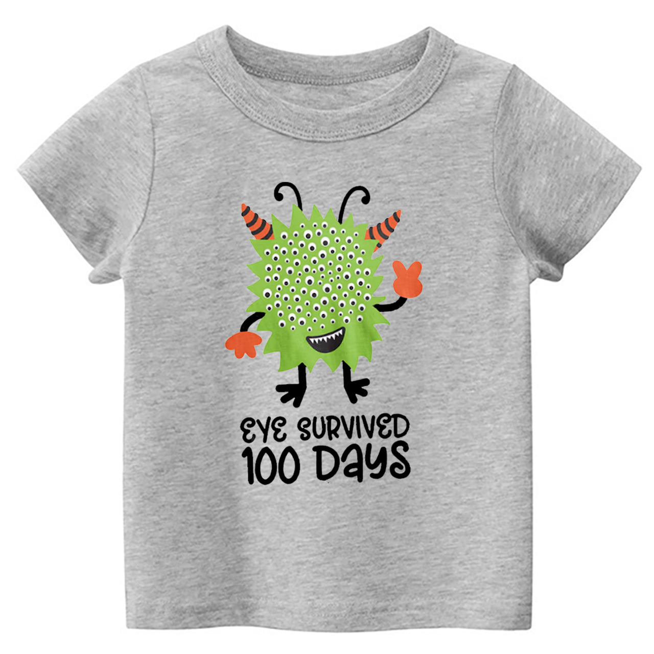 Eye Survived 100 Days Toddler&Kids Tees 