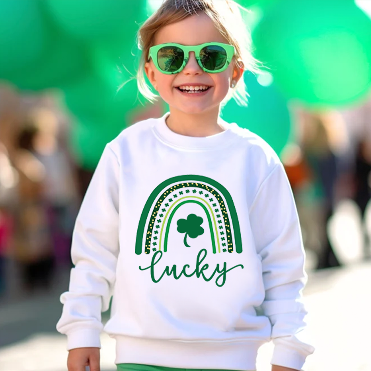 Lucky St. Patrick's Day Kid's Sweatshirt