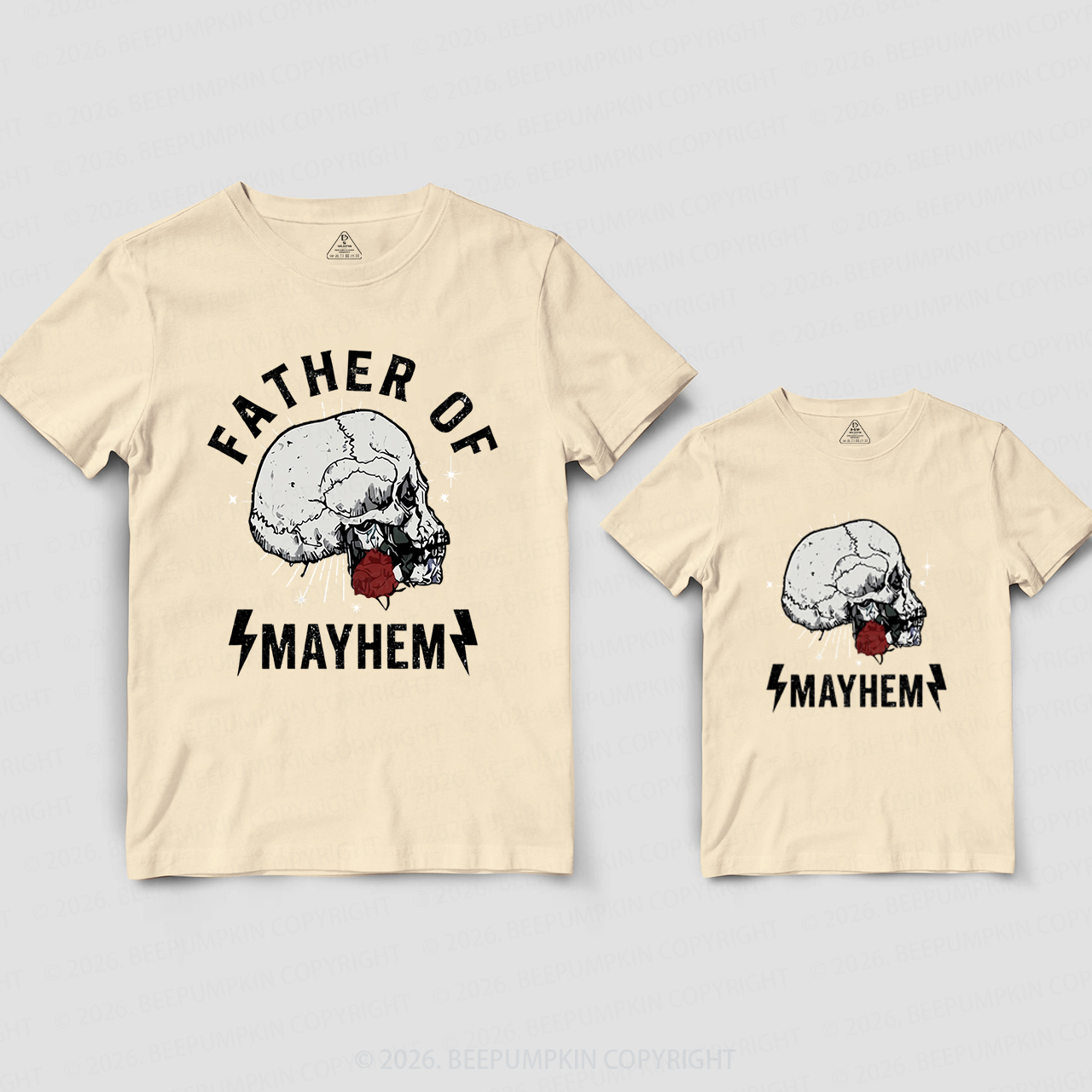 Mayhem Dad&Me Matching Shirts