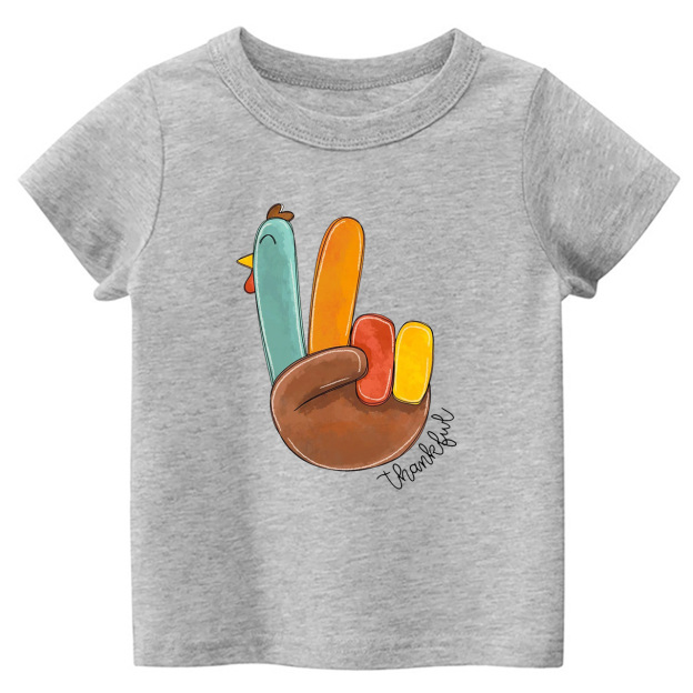 Thanksgiving Little Turkey Kids Tees 