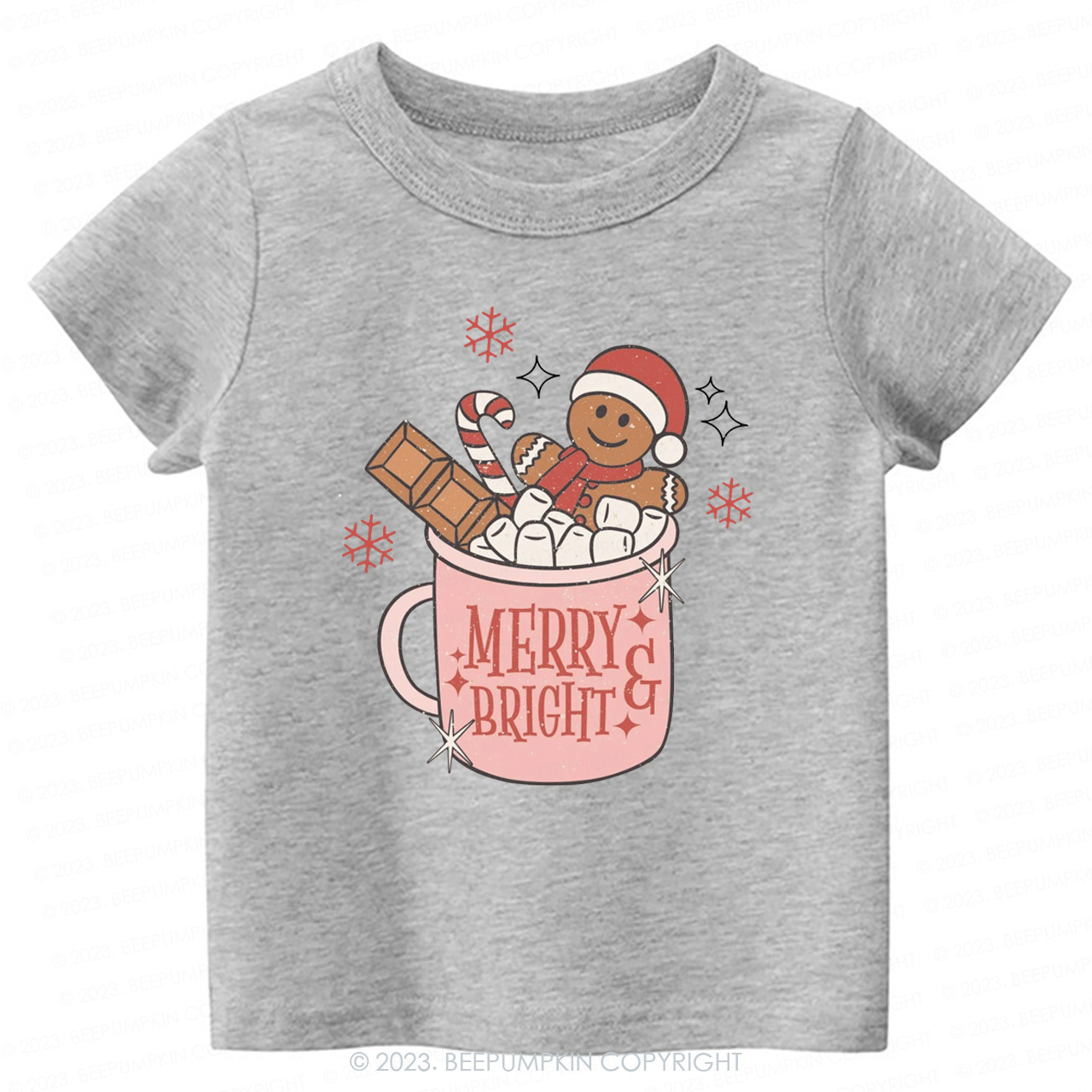 Hot Cocoa and Christmas Movies Tees For Kids Beepumpkin
