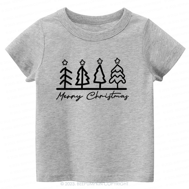 Natural Toddler Tee Christmas Tree Beepumpkin