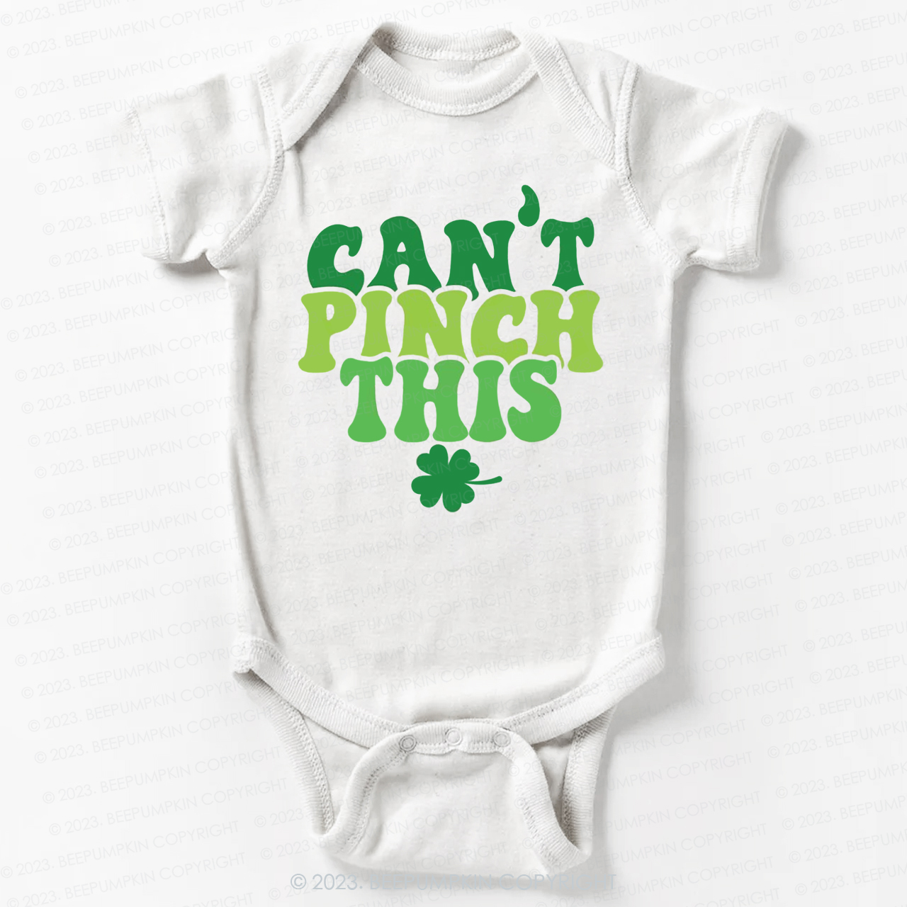 Can't Pinch This St.Patricks Day Bodysuit For Baby
