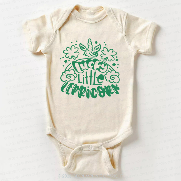 Lucky Little Lepricorn St.Patricks Day Bodysuit For Baby