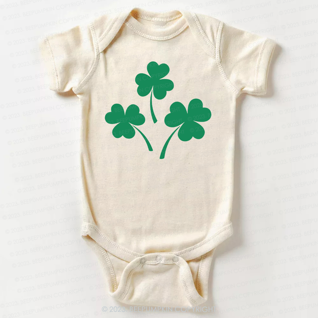 Shamrock St.Patricks Day Bodysuit For Baby Sale-Beepumpkin™