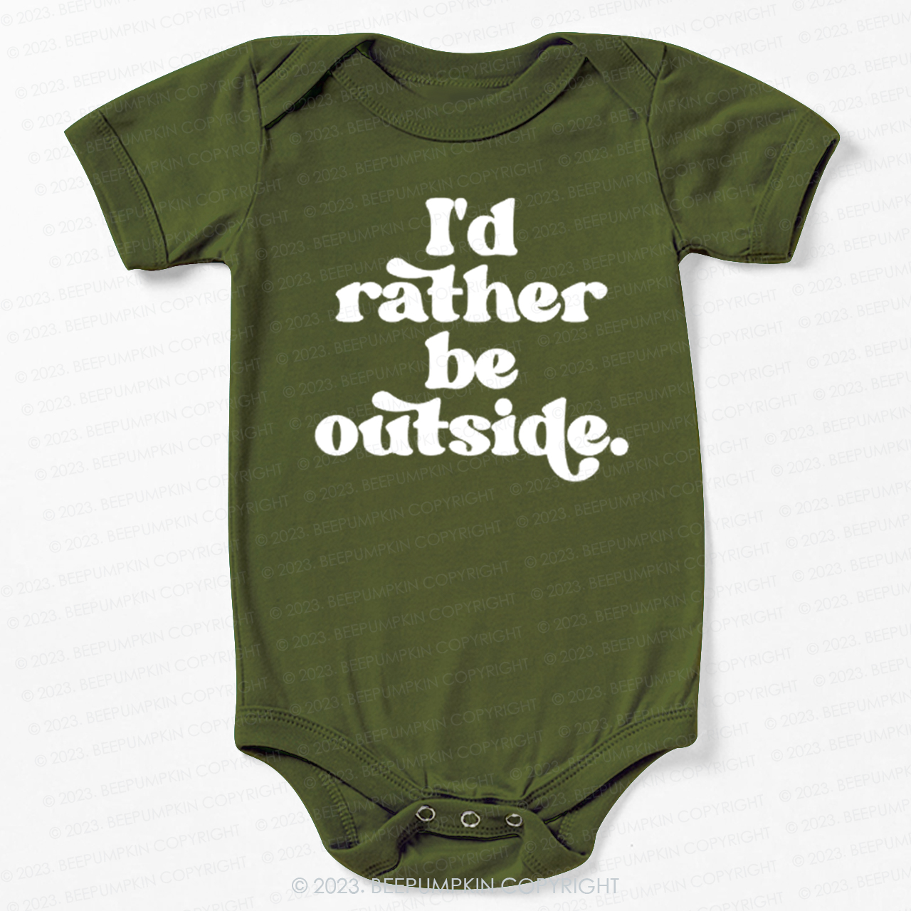 I'd Rather Be Outside Bodysuit For Baby